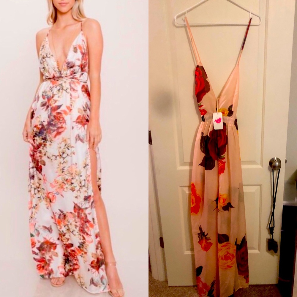 Morning Lavender Maxi Backless Sundress